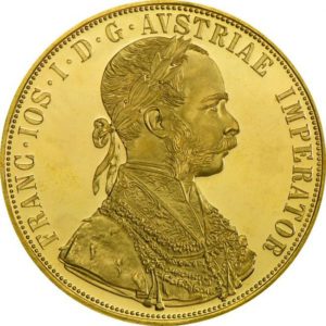 Investiční zlatá mince, 4DUKÁT František Josef I. 1915